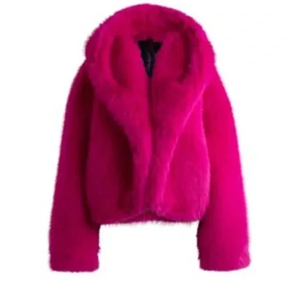 New NAOMI x BOSS 2.0 Cabarette Faux Fur Coat - Picture 8 of 11